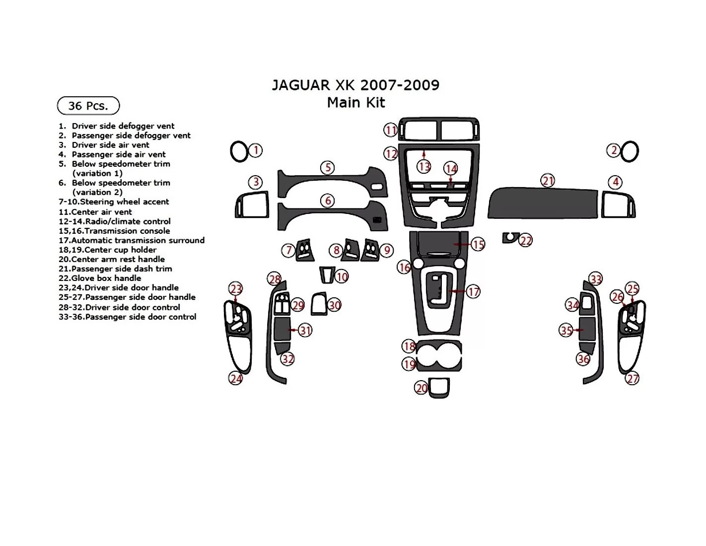 Jaguar x150 parts discount