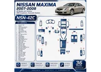 Nissan Maxima 2007-2008 OEM Compliance; cambio automatico kit rivestimento cruscotto e interni 3D