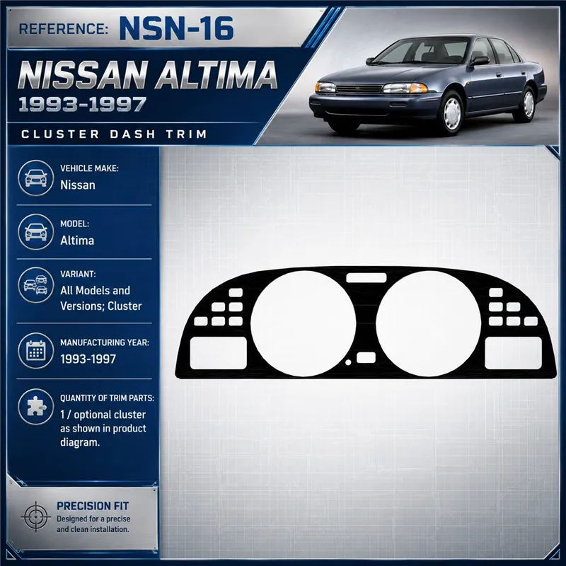 Nissan Altima 1993-1997 3D Cockpit Dekor Interieurleisten Set 1-teilig