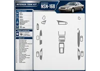 Nissan Altima 1993-1994 boîte automatique, sans watches, OEM Match, 19 pièces kit décoration intérieure tableau de bord