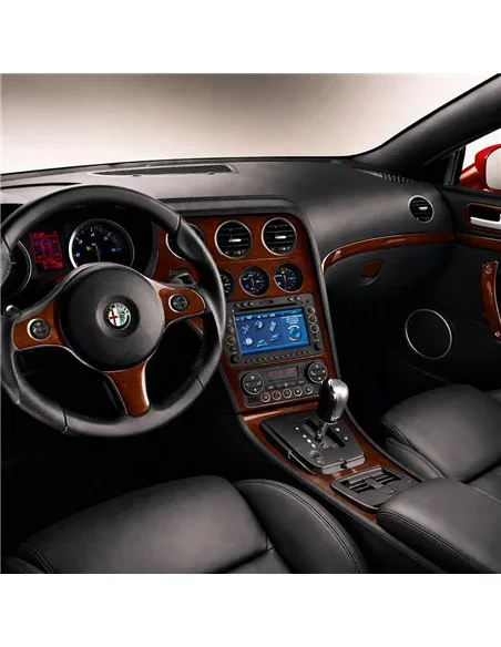 Alfa Romeo 159 2005-2011 3D Armaturenbrett-Dekor-Set, 27 Teile
