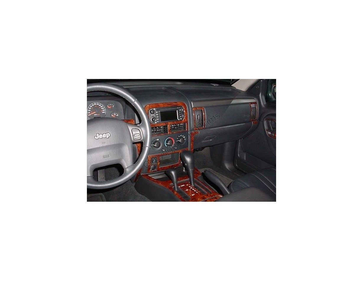Jeep Grand Cherokee 1999-2002 Voll Satz BD innenausstattung armaturendekor cockpit dekor - 1- Cockpit Dekor Innenraum