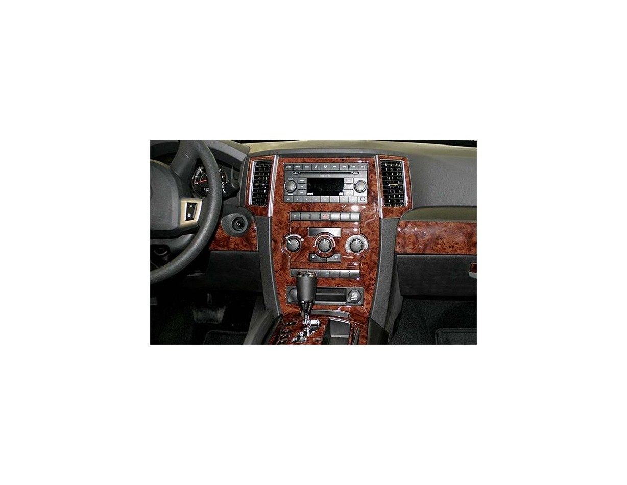 Jeep Grand Cherokee 2008-2010 Full Universal Set BD innenausstattung armaturendekor cockpit dekor - 1- Cockpit Dekor Innenraum