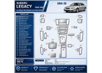 Subaru Legacy 2005-2006 With NAVI system interieur dashboard decoratieset dashboard decor