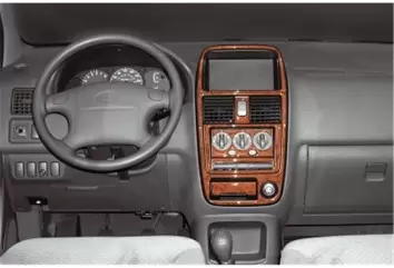 Kia Carens 10.00-06.02 3D Decor de carlinga su interior del coche 7-Partes