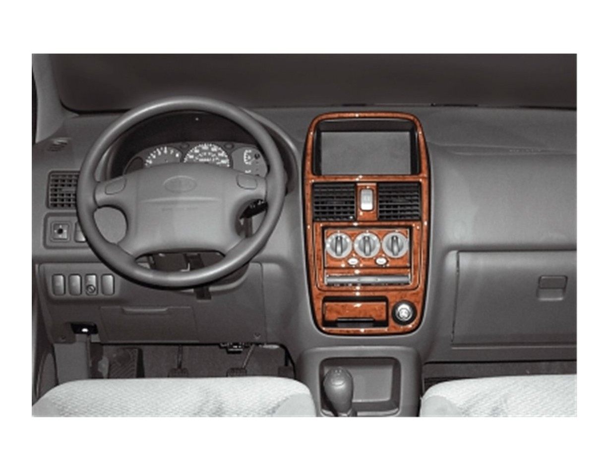 Kia Carens 10.00-02 Mittelkonsole Armaturendekor Cockpit Dekor 7-Teilige - 1- Cockpit Dekor Innenraum
