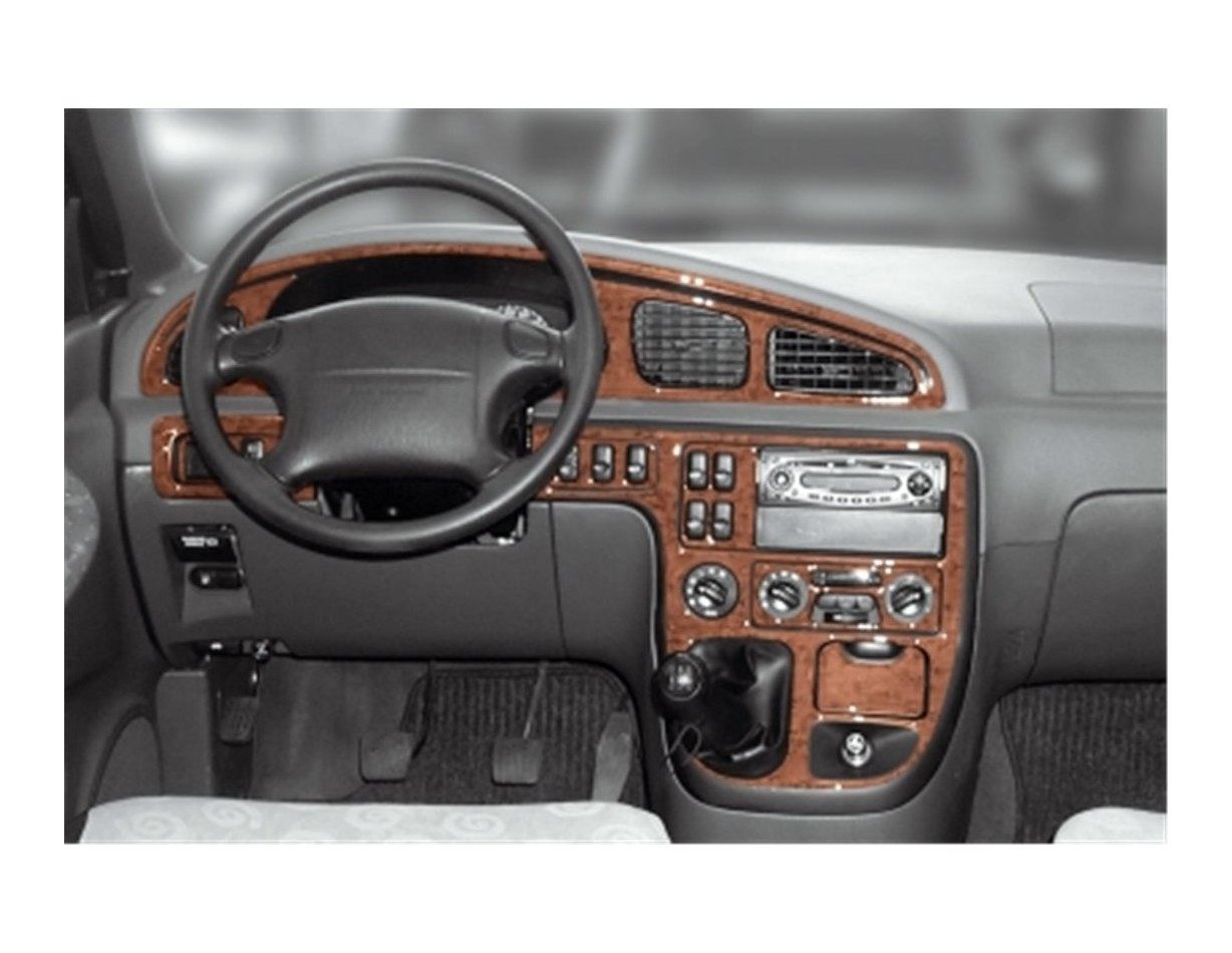 Kia Carnival 04.1999 3M 3D Interior Dashboard Trim Kit Dash Trim Dekor 14-Parts