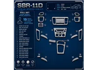Subaru Legacy 2007-2009 Full Set, Manual Gear Box, Manual Gearbox AC interieur dashboard decoratieset dashboard decor