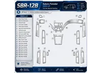 Subaru Forester 2009-heute 3D Cockpit Dekor Interieurleisten Set Full Set / as shown in product diagram-teilig