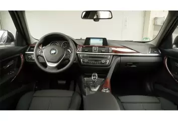 BMW 3er F30 01.2012 3M 3D Innenausstattung Armaturenbrett Trim Kit Dash Trim Dekor 21-Teilig