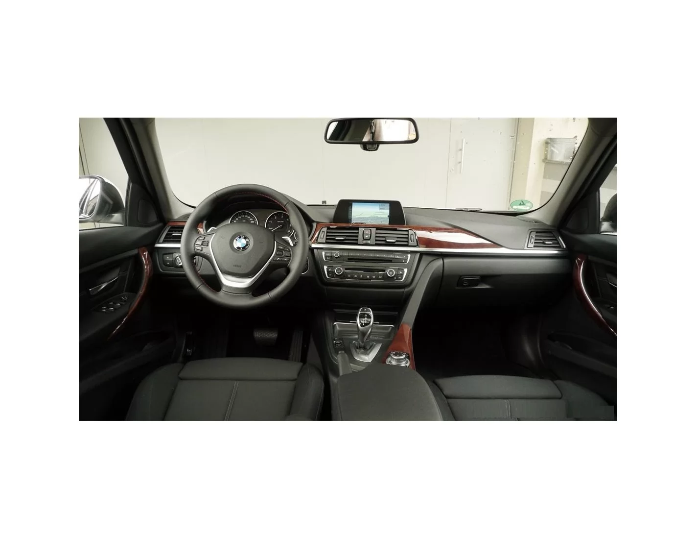 BMW 3 Series F30 01.2012 3D Decor de carlinga su interior del coche 21-Partes