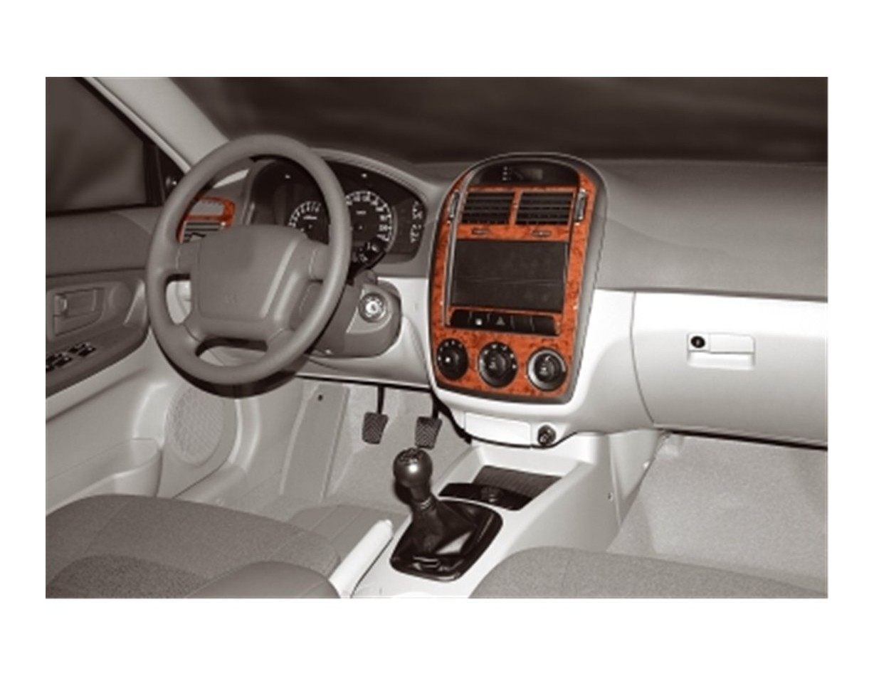 Kia Cerato LX Sedan 05.04-03.07 3M 3D Interior Dashboard Trim Kit Dash Trim Dekor 8-Parts