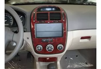 Kia Cerato Sedan 04.2007 3M 3D Interior Dashboard Trim Kit Dash Trim Dekor 7-Parts