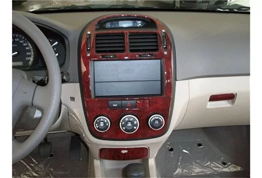 Kia Cerato Sedan 04.2007 Kit Rivestimento Cruscotto all'interno del veicolo Cruscotti personalizzati 7-Decori