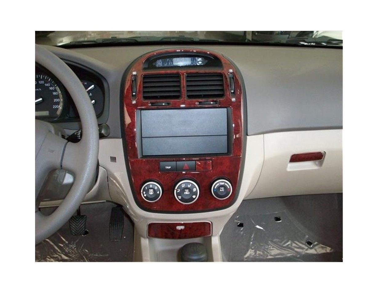 Kia Cerato Sedan 2007 Kit la décoration du tableau de bord 7-Pièce - 1 - habillage decor de tableau de bord