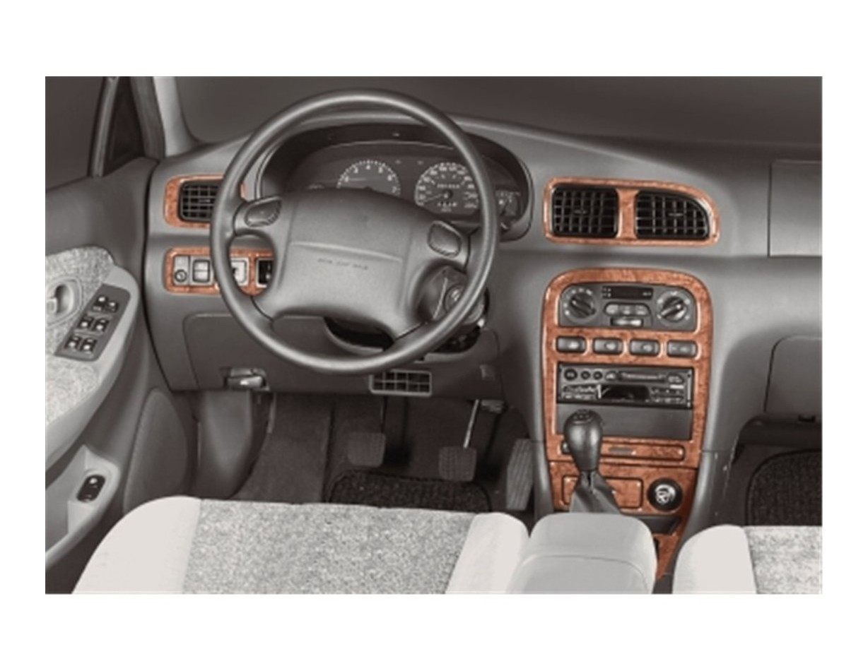 Kia Clarus 1998 Mittelkonsole Armaturendekor Cockpit Dekor 14-Teilige - 1- Cockpit Dekor Innenraum