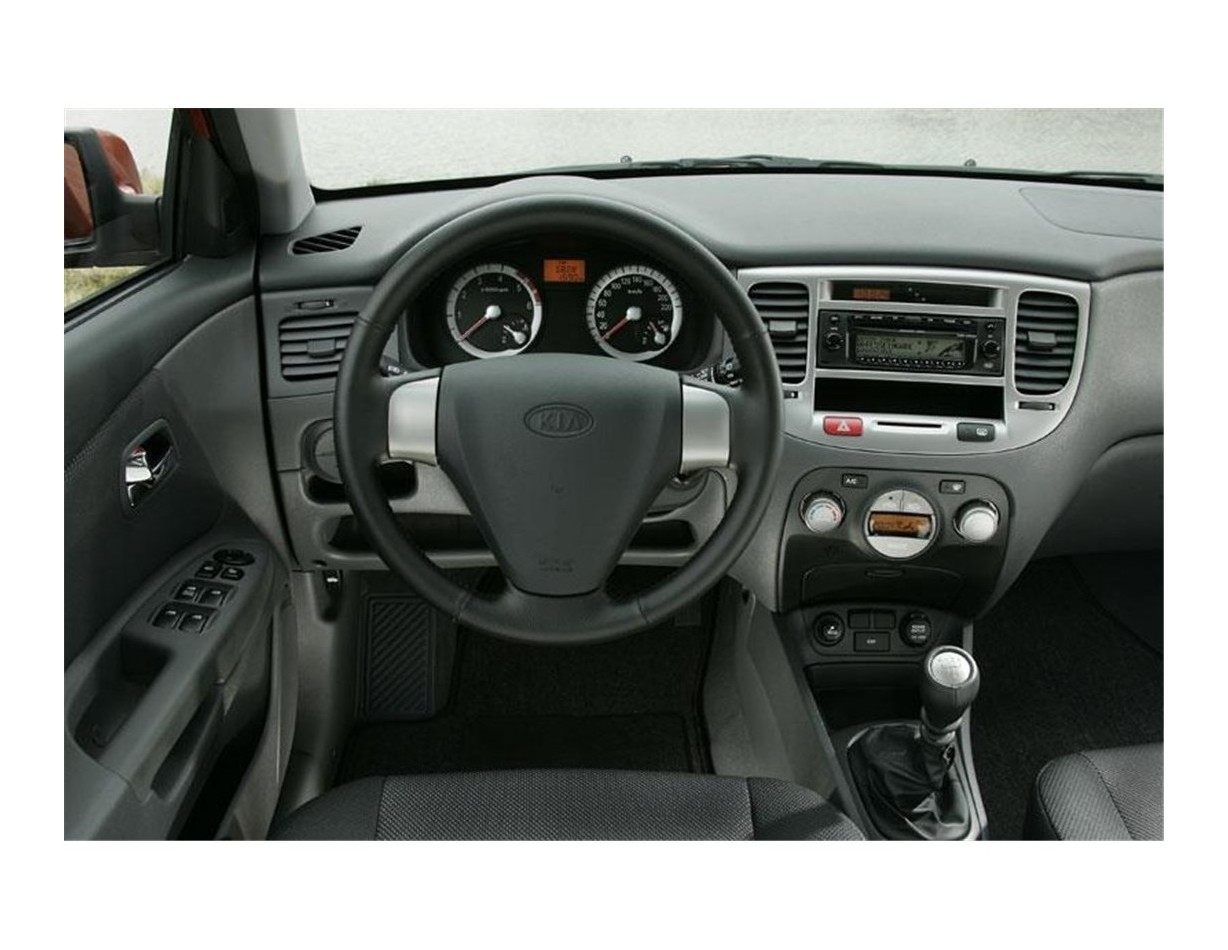 Kia Rio 11.06-12.10 3D Decor de carlinga su interior del coche 5-Partes