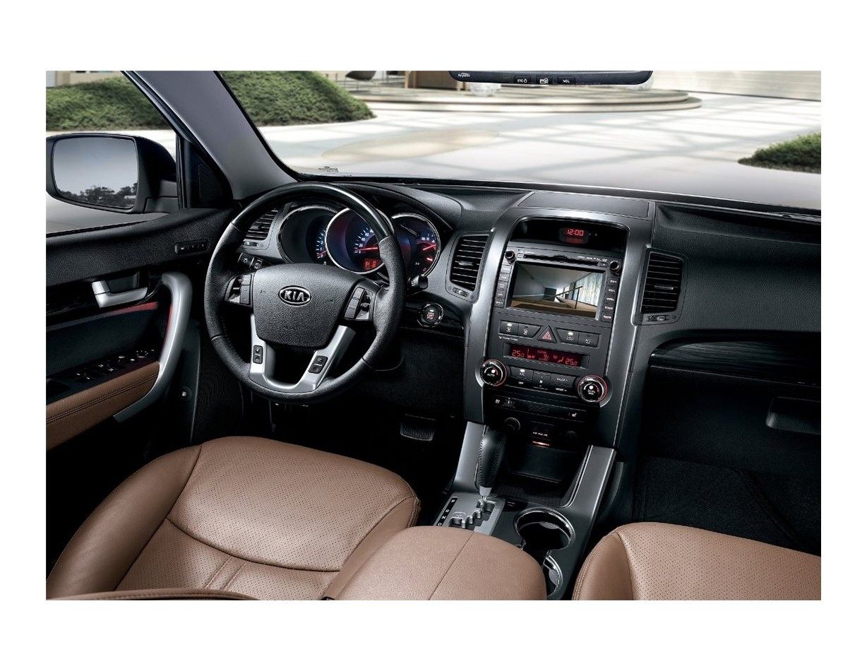 Kia Sorento 2011 Mittelkonsole Armaturendekor Cockpit Dekor 10-Teilige - 1- Cockpit Dekor Innenraum