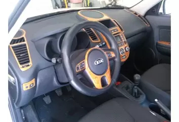 Kia Soul 2010-2011 3D Decor de carlinga su interior del coche 36-Partes