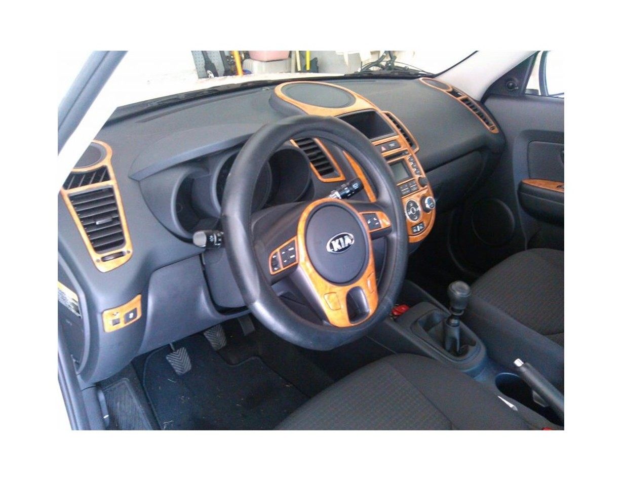 Kia Soul 2010-2011 Mittelkonsole Armaturendekor Cockpit Dekor 36-Teilige - 1- Cockpit Dekor Innenraum