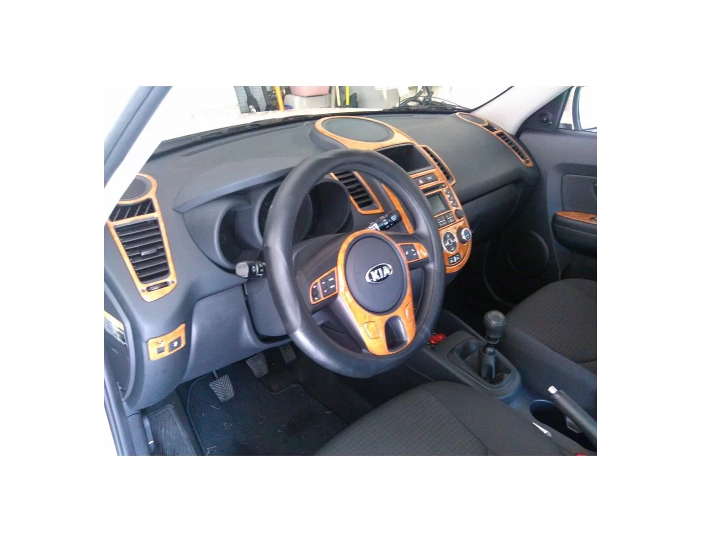 Kia Soul 2010-2011 Mittelkonsole Armaturendekor Cockpit Dekor 36-Teilige - 1- Cockpit Dekor Innenraum