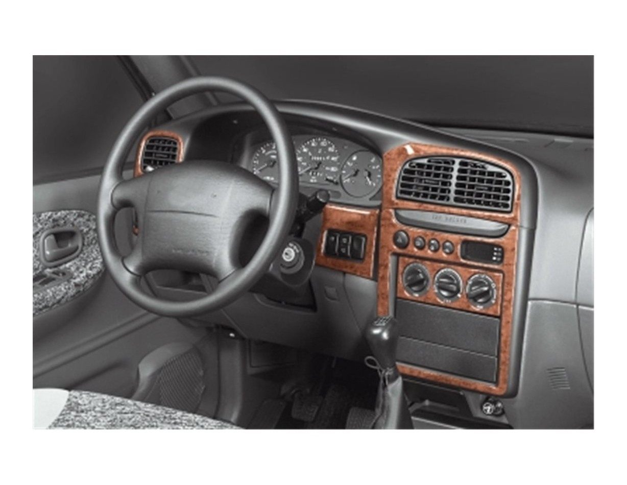 Kia Sportage 09.99 - 05.03 3D Inleg dashboard Interieurset aansluitend en pasgemaakt op he 10 -Teile