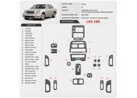 Lexus LS 2001-2003 juego completo, Automatic Gear, Without Navigation kit de molduras interiores para salpicadero