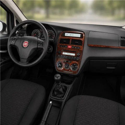Fiat Linea 2007+ kit décor tableau de bord 3D, 10 pièces