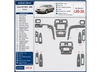 Lexus ES 2002-2006 set completo kit rivestimento cruscotto e interni 3D