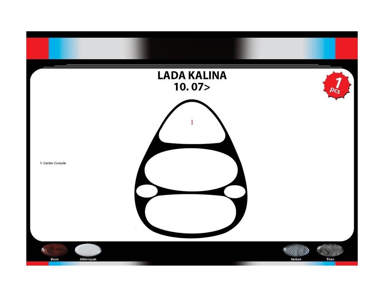 Lada Kalina 10.2007 3D Decor de carlinga su interior del coche 1-Partes