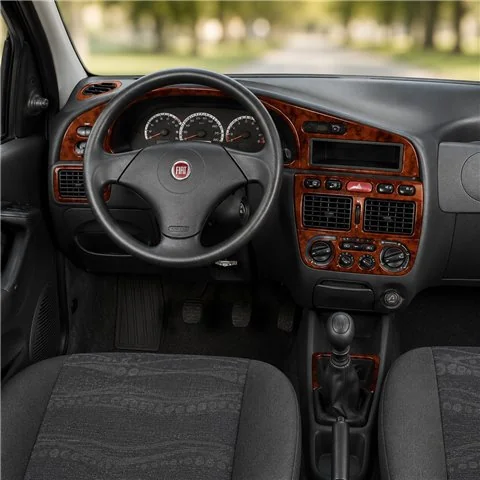 Fiat Palio Weekend 1998-2002 kit décor tableau de bord 3D, 12 pièces