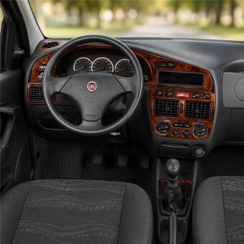 Fiat Palio Weekend 1998-2002 3D dashboard sierlijstset, 12 delen