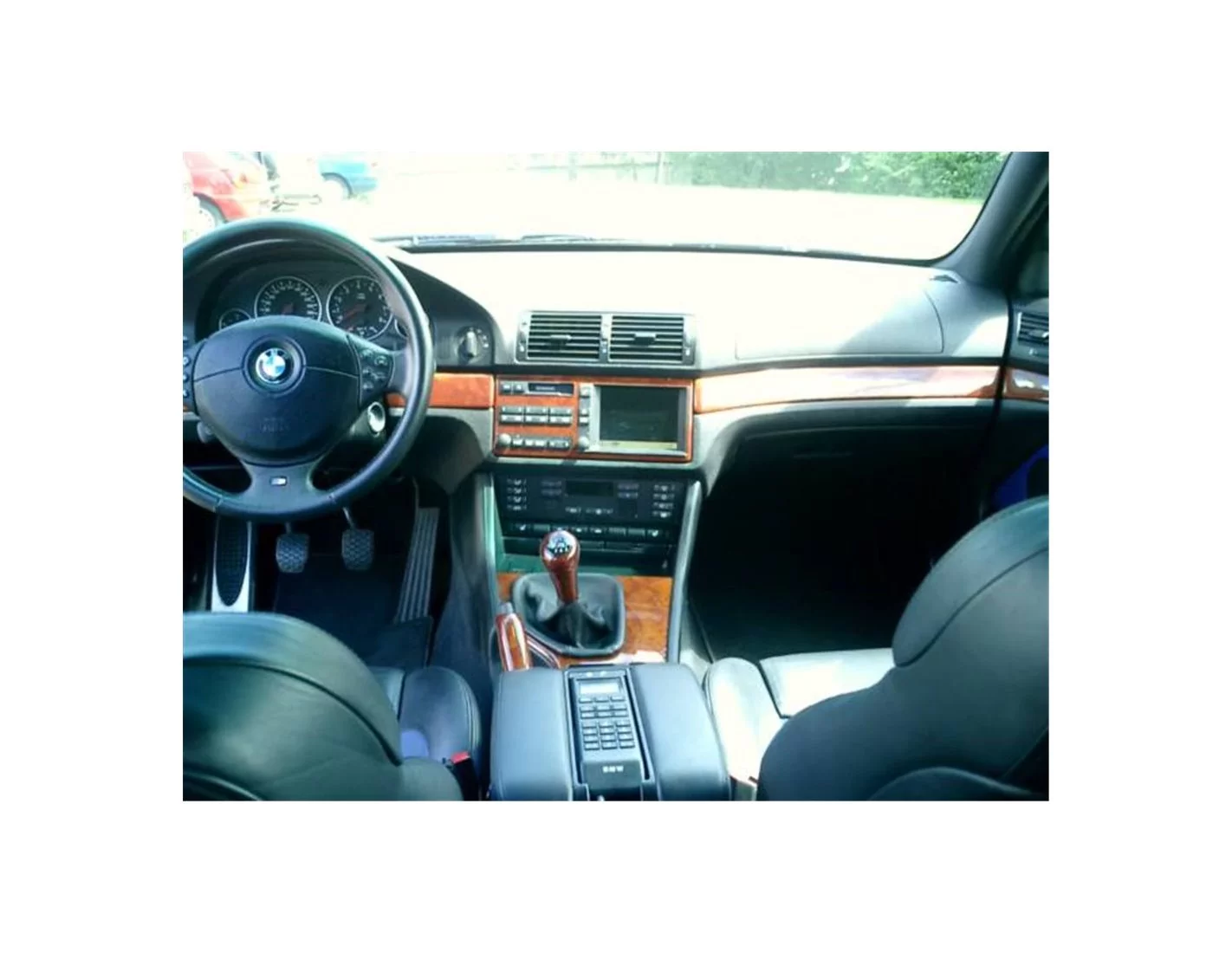 BMW 5 Series E39 10.95-06.03 3D Decor de carlinga su interior del coche 19-Partes