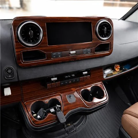 Mercedes Sprinter W907 kit de molduras interiores para salpicadero 39 piezas 2