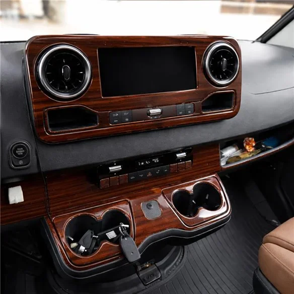Mercedes Sprinter W907 kit de molduras interiores para salpicadero 39 piezas