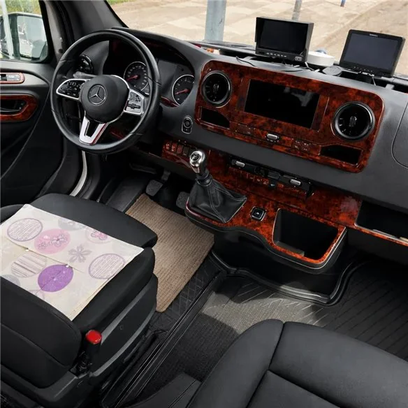 Mercedes-Benz Sprinter W907 Not specified 3D Cockpit Dekor Interieurleisten Set 39-teilig