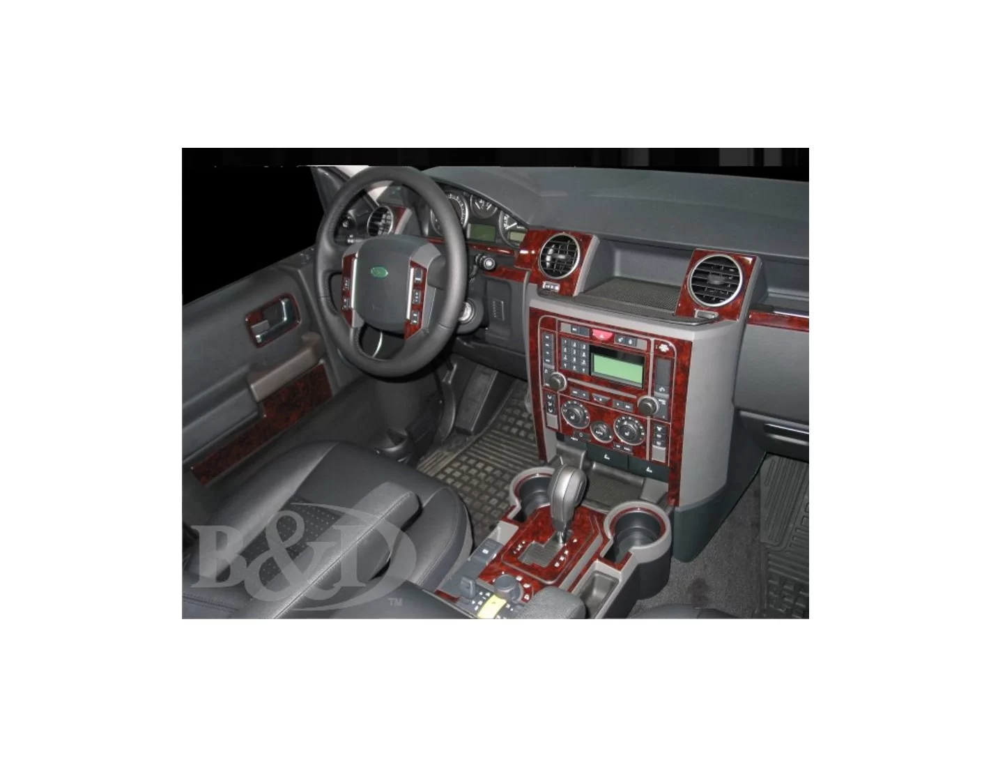 Land Rover Discovery 3 2005-UP Voll Satz BD innenausstattung armaturendekor cockpit dekor - 1- Cockpit Dekor Innenraum