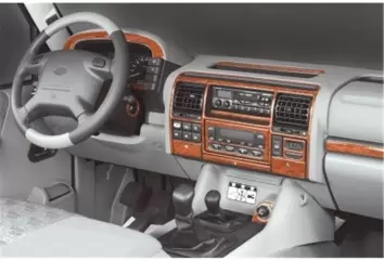 Land Rover Discovery II TD5 10.98 - 12.04 3D Inleg dashboard Interieurset aansluitend en pasgemaakt op he 24 -Teile