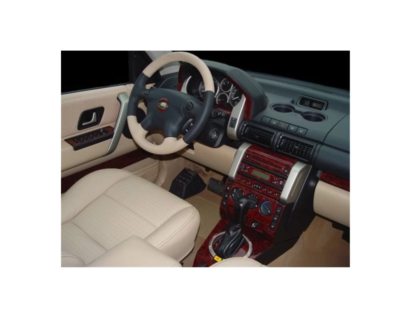 Land Rover Freelander II 01.04 - 12.06 3D Inleg dashboard Interieurset aansluitend en pasgemaakt op he 12 -Teile