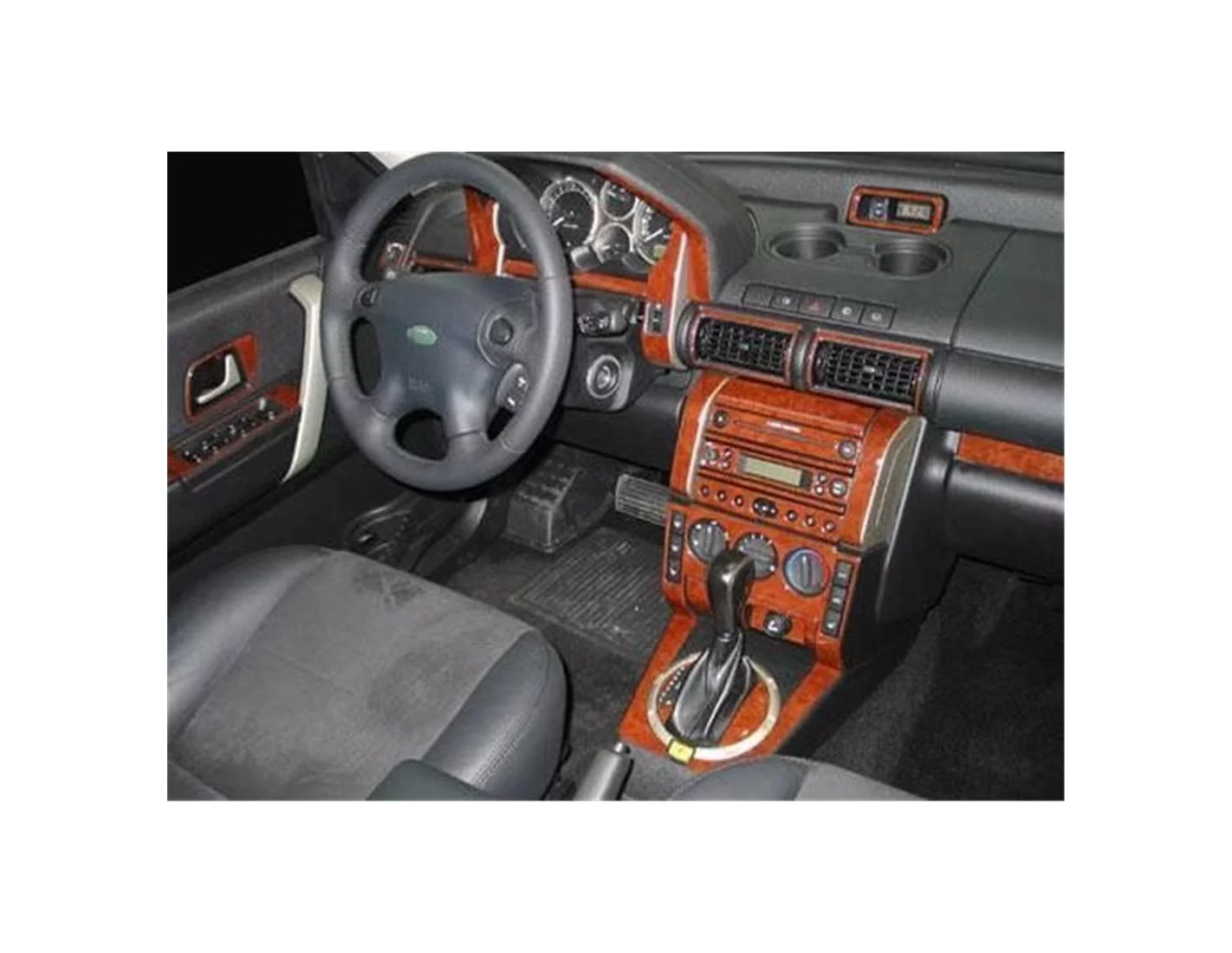 Land Rover Freelander II 01.04 - 12.06 3D Inleg dashboard Interieurset aansluitend en pasgemaakt op he 19 -Teile