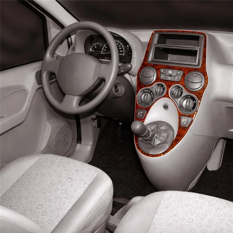 Fiat Panda 2003+ 3D dashboard sierlijstset, 2 delen