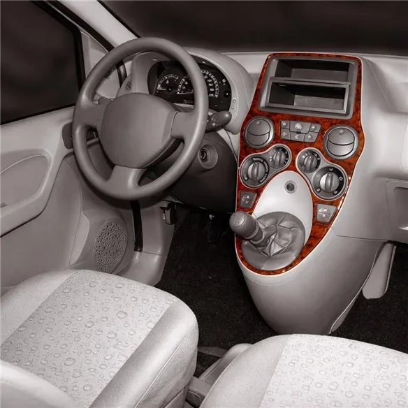 Fiat Panda 2003+ 3D dashboard trim kit, 2 parts