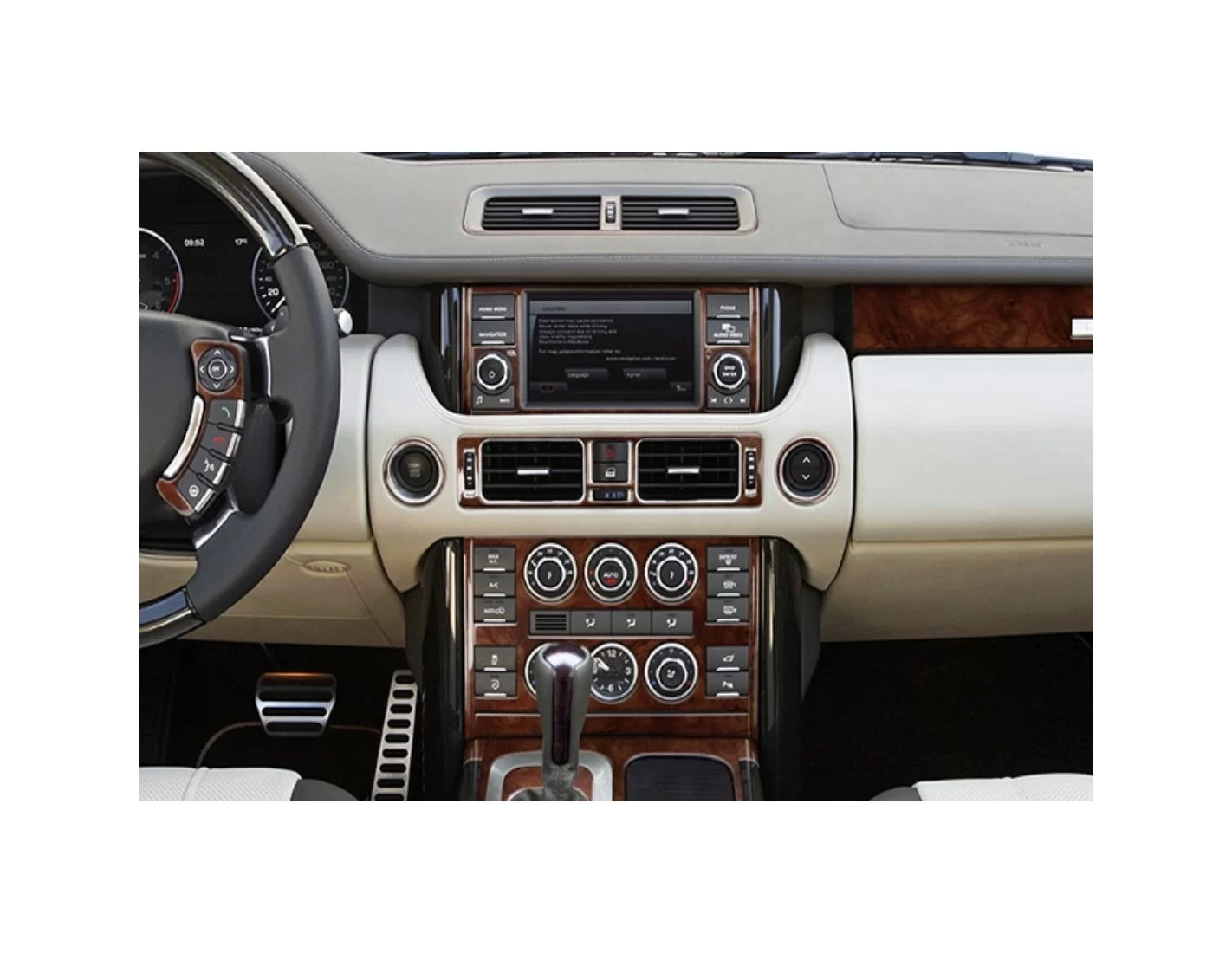 Land Rover Range Rover 2010-2015 3D Inleg dashboard Interieurset aansluitend en pasgemaakt op he 29-Teile
