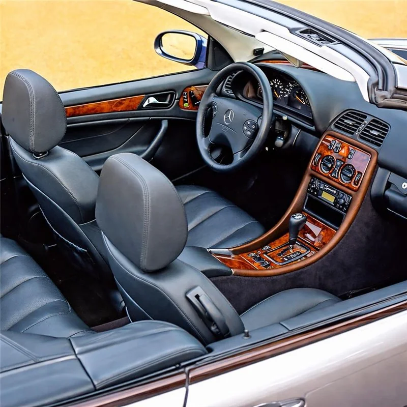 Mercedes Benz W208 CLK C208A208 1997-2003 3D Interior Dashboard Trim Kit Dash Trim Dekor 14-Parts