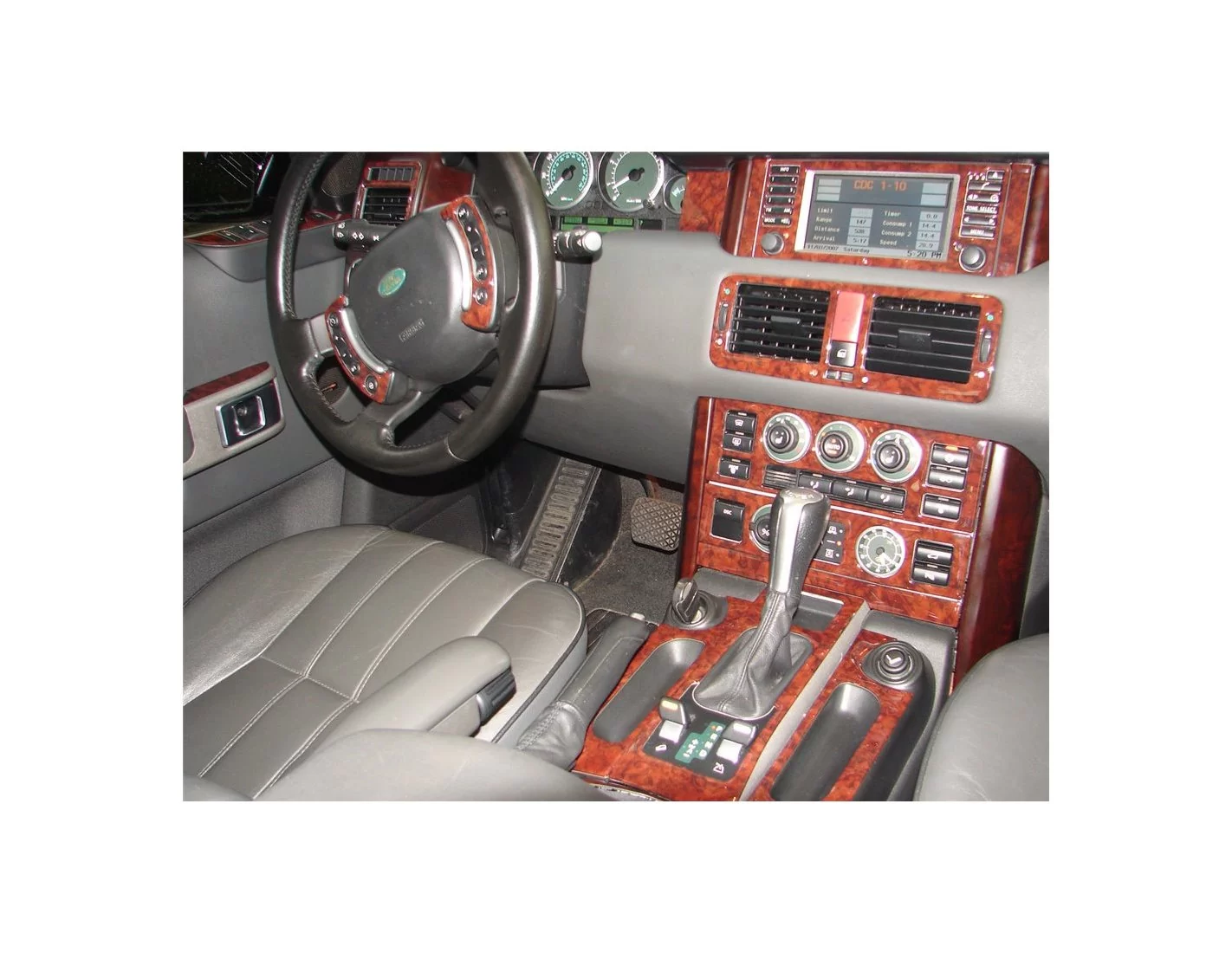 Land Roverv Range Rover II 01.02-12.06 3D Decor de carlinga su interior del coche 19-Partes