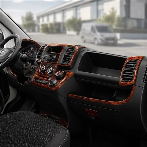 Opel Movano-Nissan Interstar 2002-in poi kit rivestimento cruscotto e interni 3D 6 pezzi 2