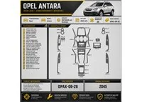Opel Antara 2006-2015 kit rivestimento cruscotto e interni 3D 26 pezzi
