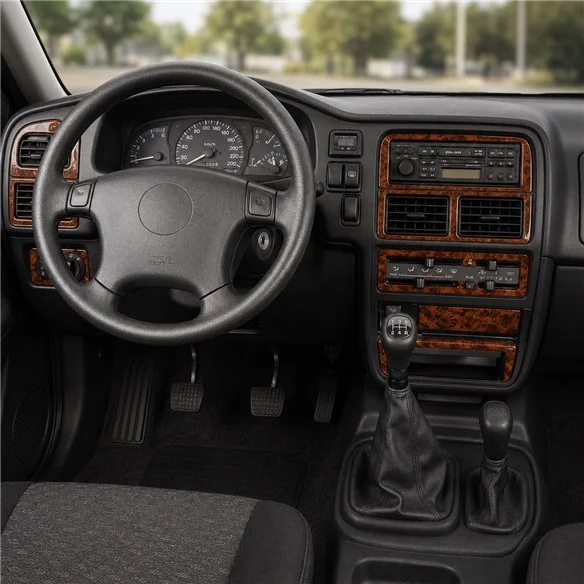 Opel Corsa C – Combo 2000-2006 kit 3D de molduras interiores para salpicadero 6 piezas