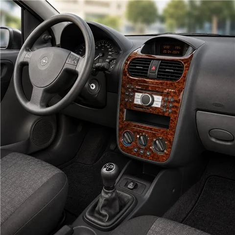 Opel Corsa C – Pick-up 2003-2006 3D kit décoration intérieure tableau de bord 6 pièces