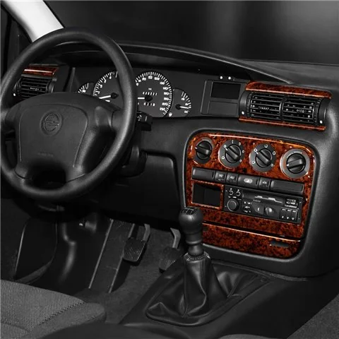 Opel Omega B1 1993-1999 3D Interior Dashboard Trim Kit Dash Trim Dekor 7-Parts 2